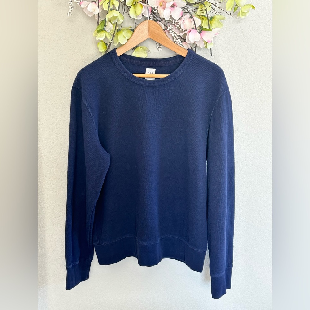 Mens Gap blue Long sleeve sweater , L